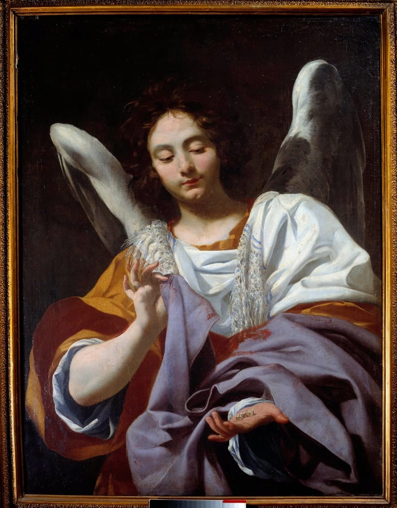L'Angelo con la tunica, strumenti della Passione - Napoli, Museo Nazionale di Capodimonte